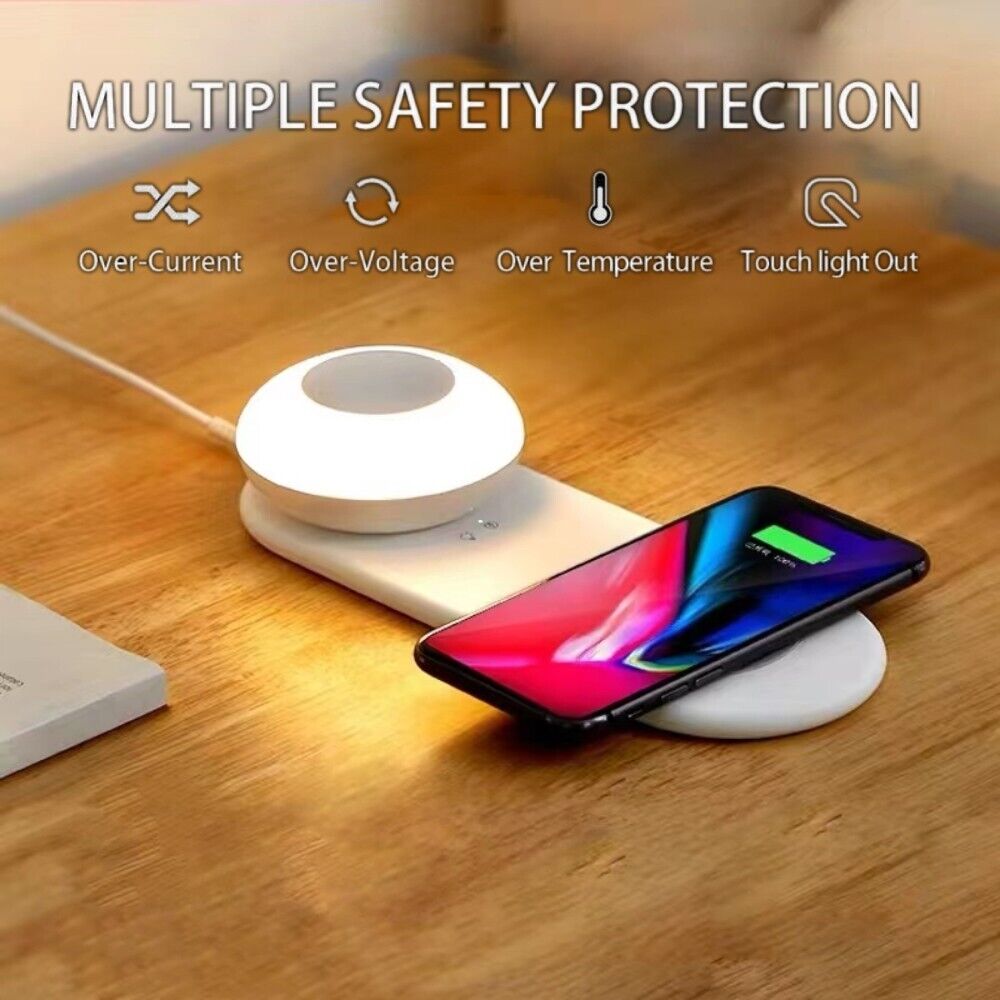 Wireless Charging Dot Night Light