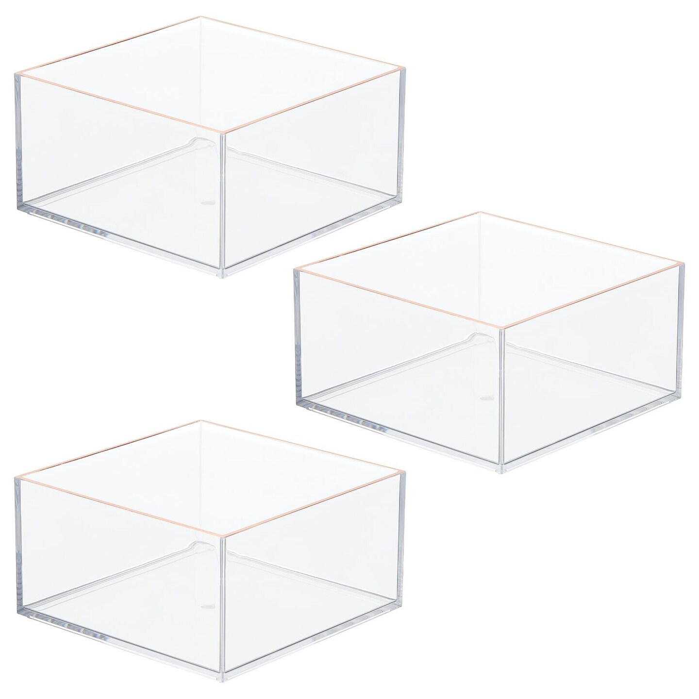 mDesign Makeup Organizer for Drawers, Vanity, Counters