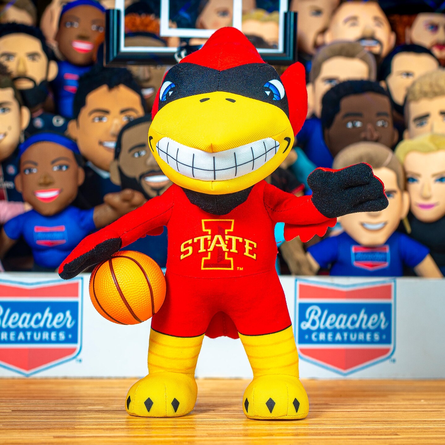 Bleacher Creatures Iowa State Cyclones Cy the Cardinal 10" Mascot Plush Figure