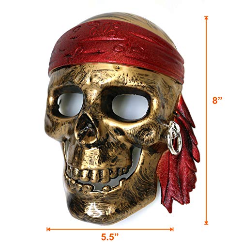 GIFTEXPRESS 5-piece Halloween Pirate Costume Accessories for Kids, Pirate Role Play Set/Halloween Costumes for Boys/Pirate Paraphernalia