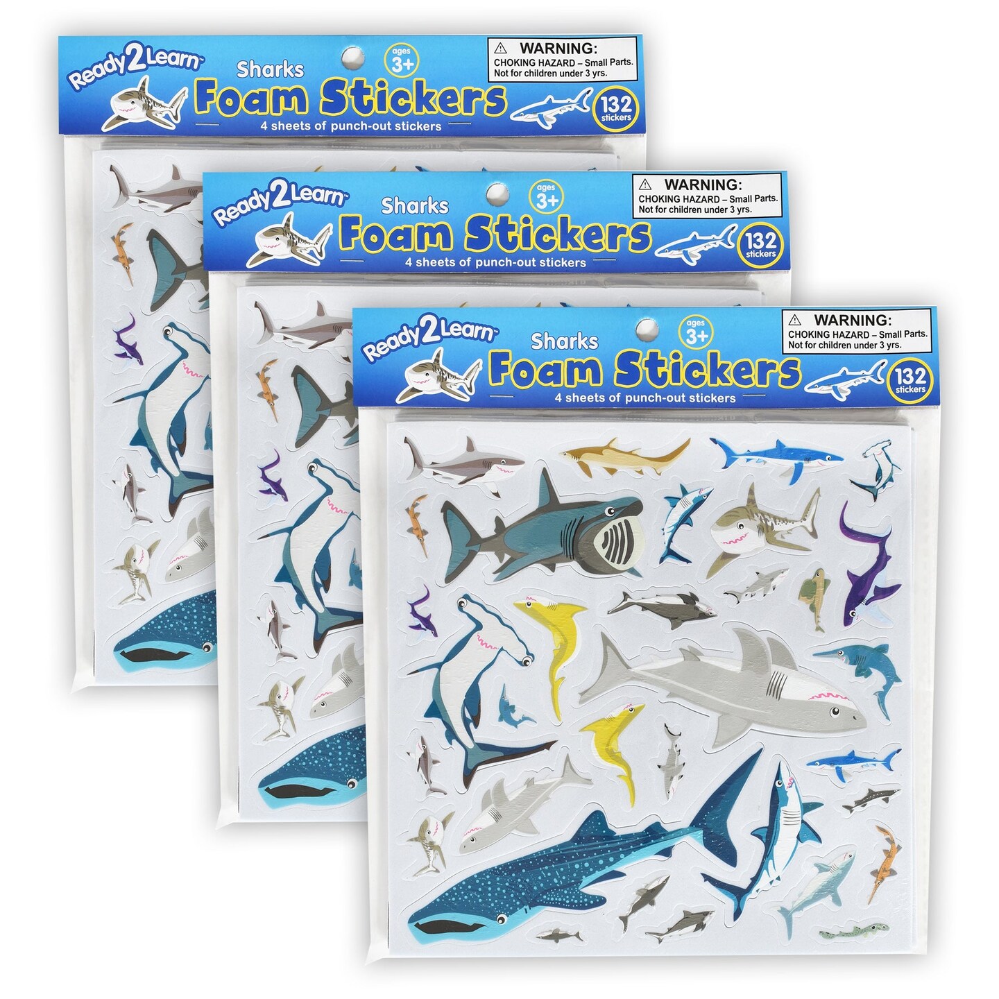  Fish Stickers for Kids Sticker Pack - 2 Sheets Fish