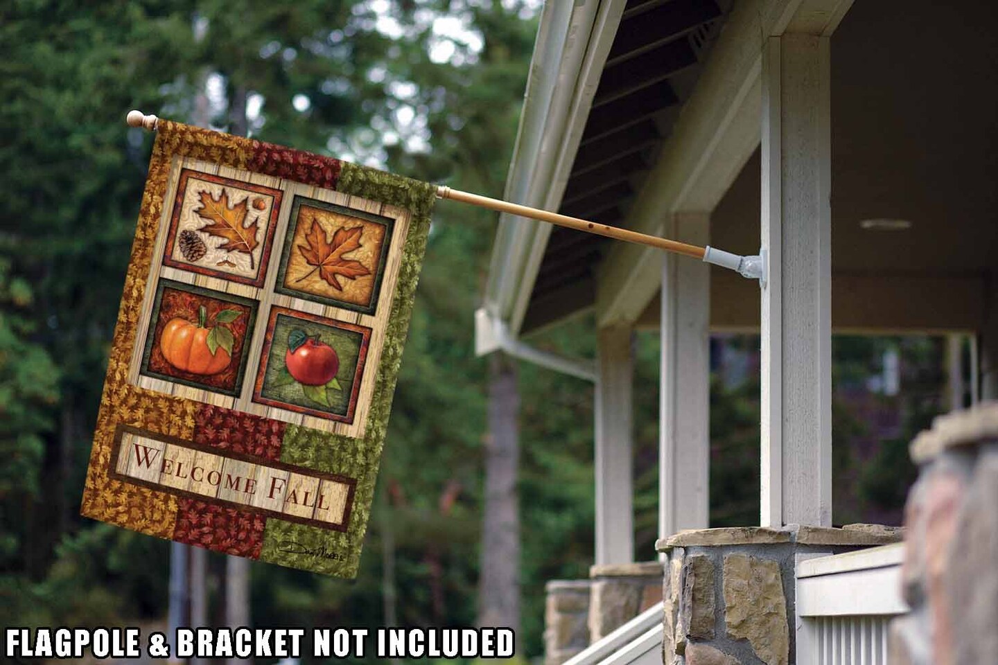 Welcome Fall Decorative Fall Flag