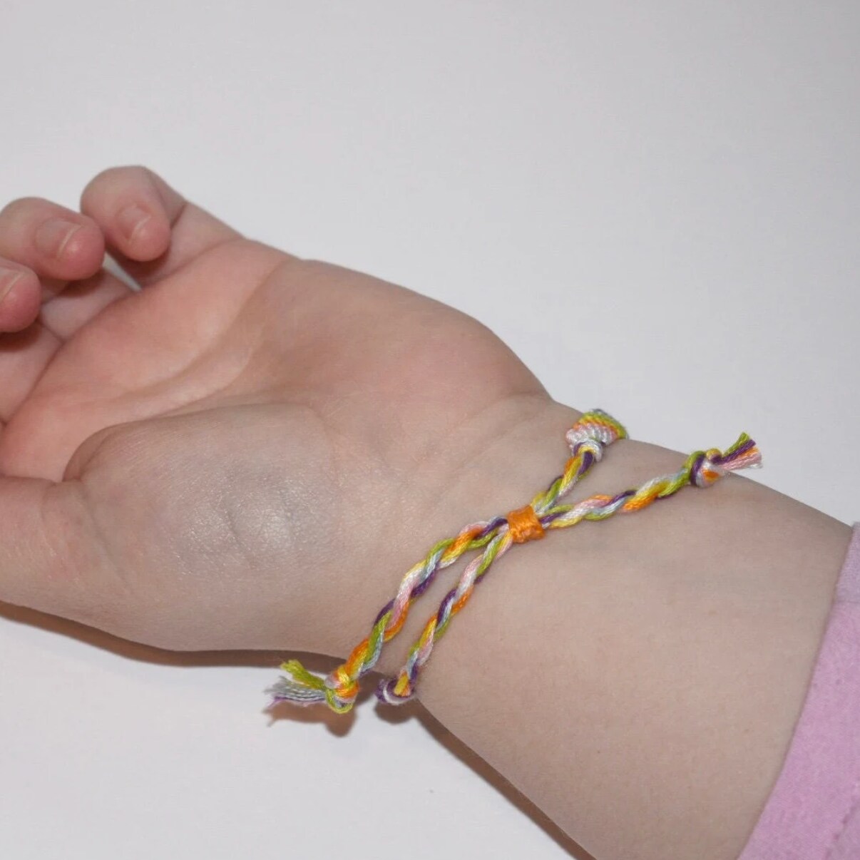 Knotted Friendship Bracelet|Pastel Rainbow Color Palette|Adjustable  MakerPlace by Michaels
