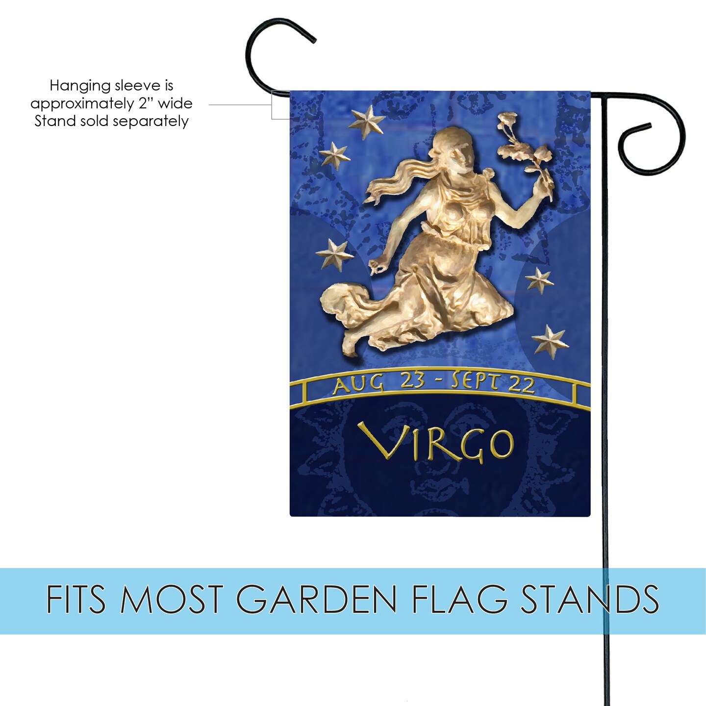 Zodiac-Virgo Decorative Virgo Flag