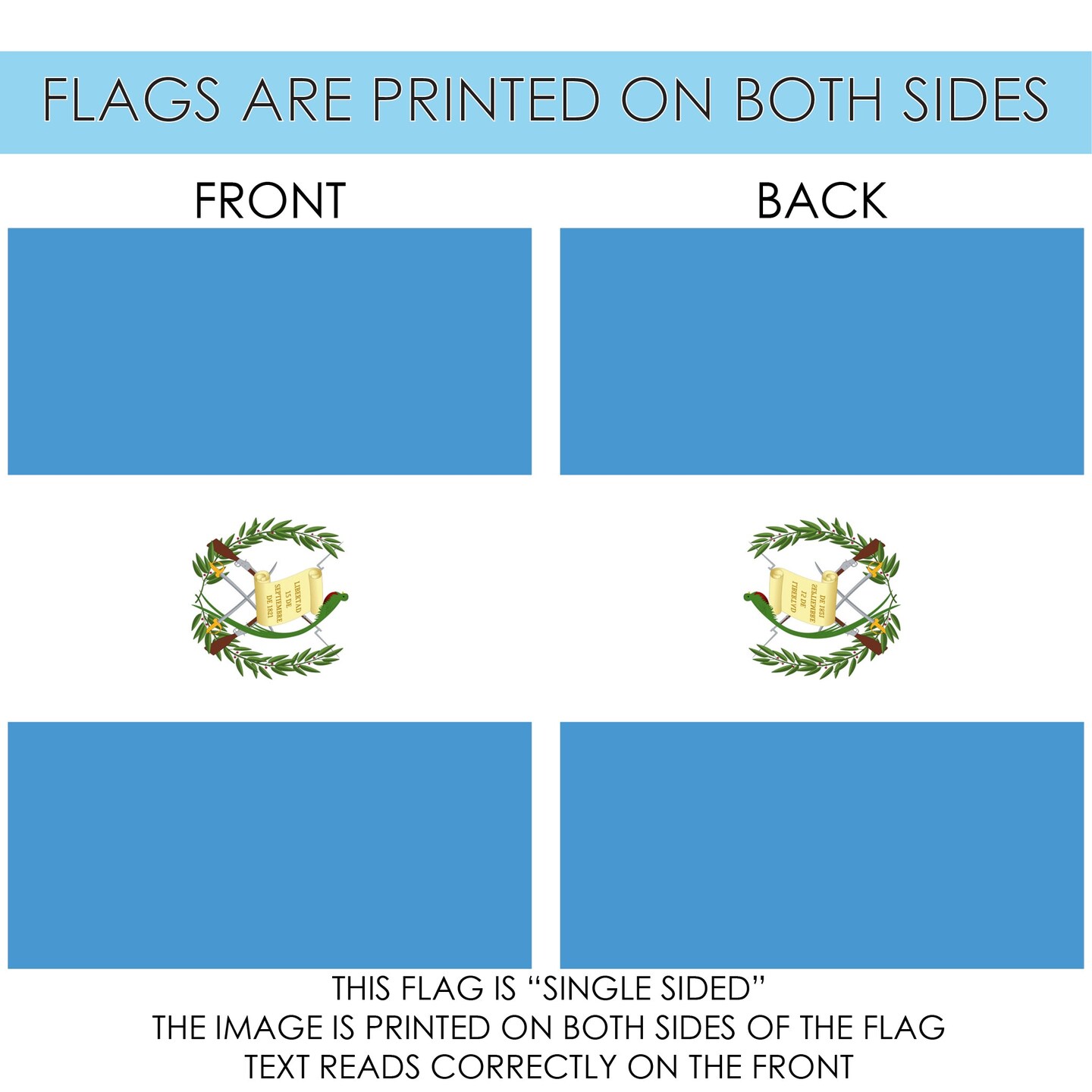 Flag of Guatemala Decorative  Flag