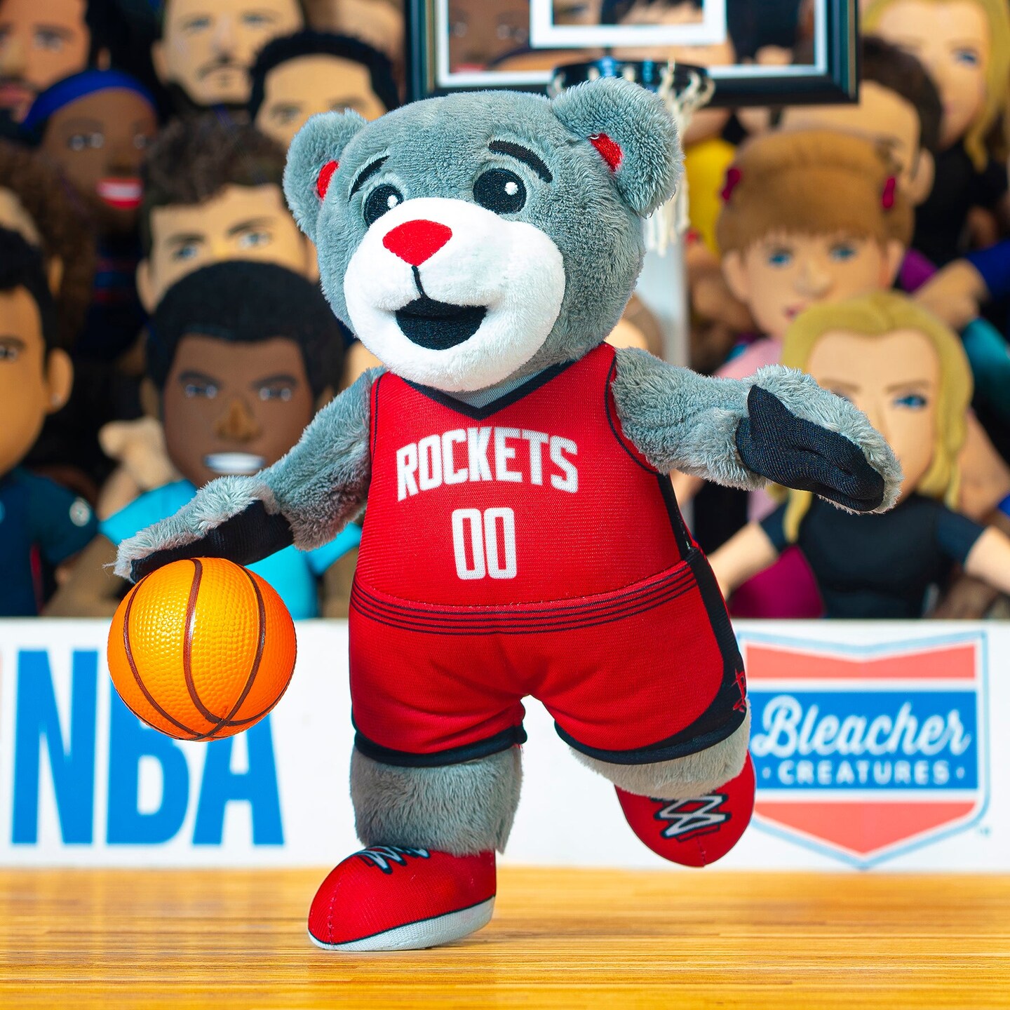 Bleacher Creatures Houston Rockets Clutch 10&#x22; Mascot Plush Figure