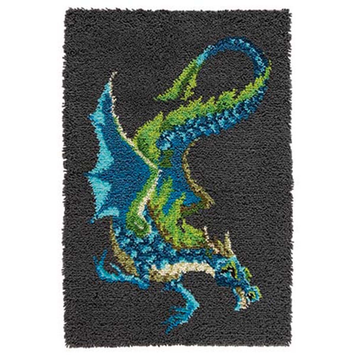 Herrschners  Water Dragon Latch Hook Kit