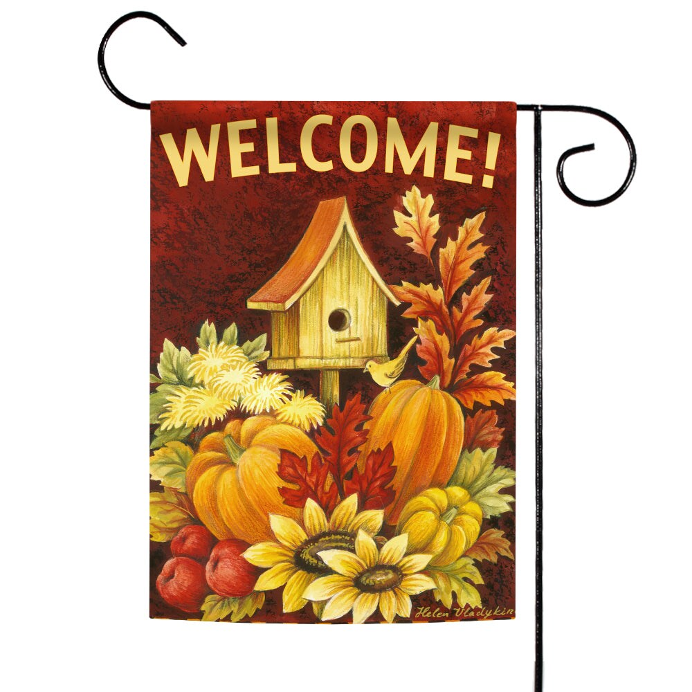 Fall Birdhouse Decorative Fall Double Sided Flag | Michaels