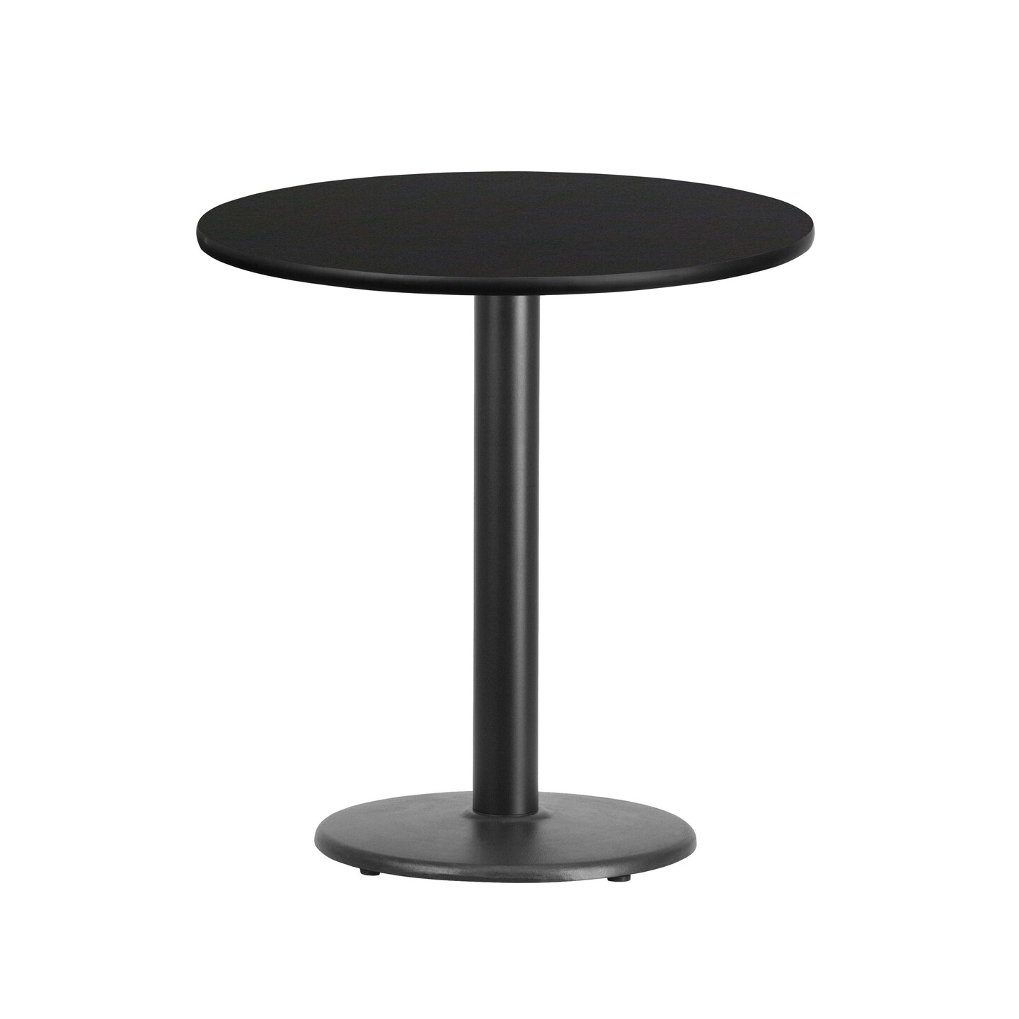 Emma and Oliver 24" Round Laminate Table Top with 18" Round Table Height Base