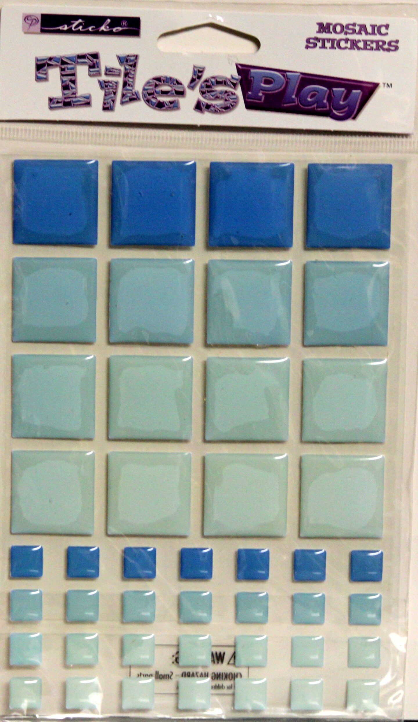 Sticko Tile's Play Baby Blue Dimensional Mosaic Stickers | Michaels