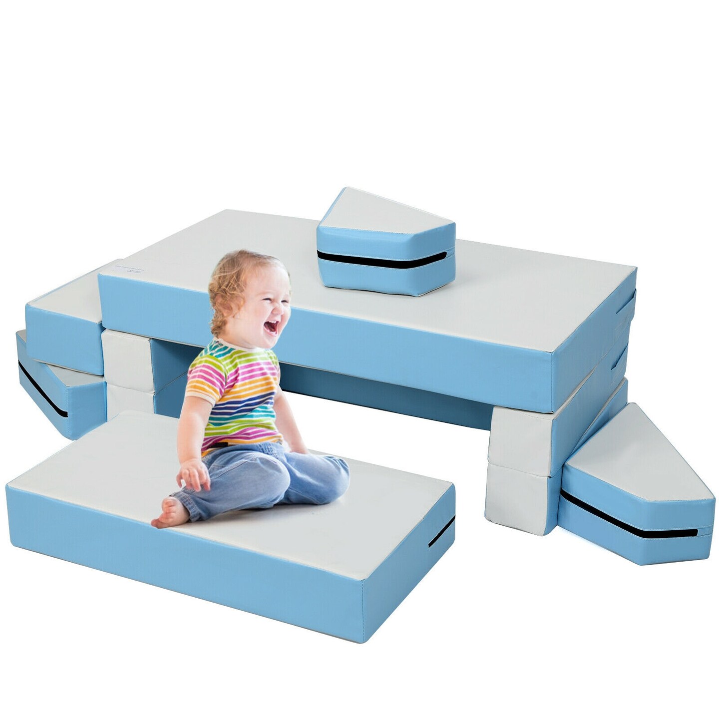 4-in-1 Crawl Climb Foam Playset Versatile Indoor Fun for Kids