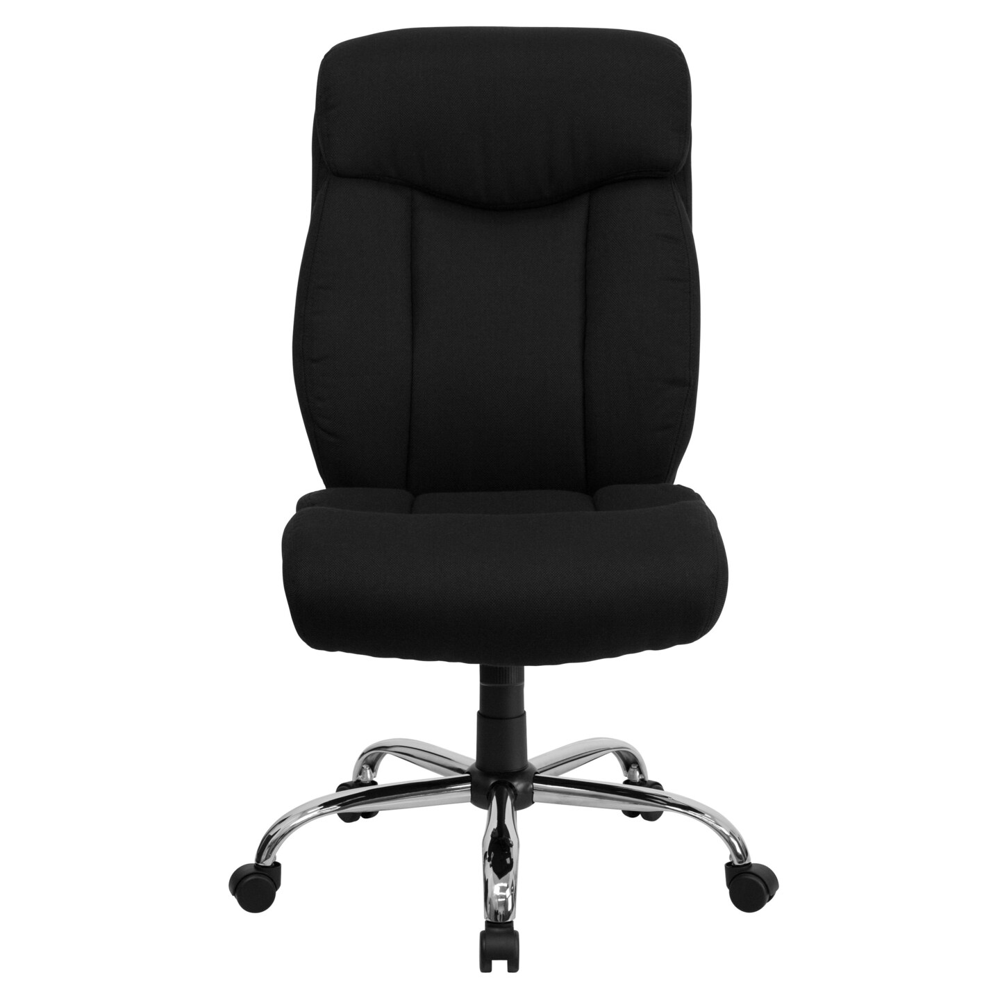 Emma and Oliver 400 lb. Big & Tall High Back Full Headrest Ergonomic Office Chair w/ Chrome Base