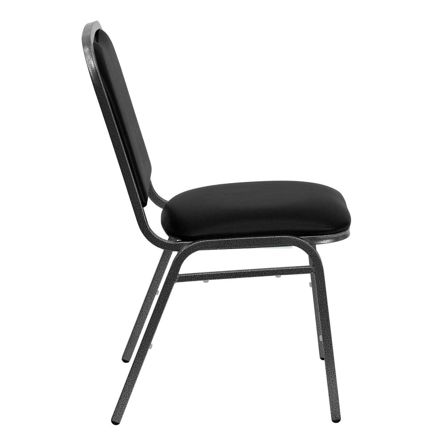 Emma and Oliver Stacking Banquet Chair with Vinyl and 1.5'' Thick Seat - Frame