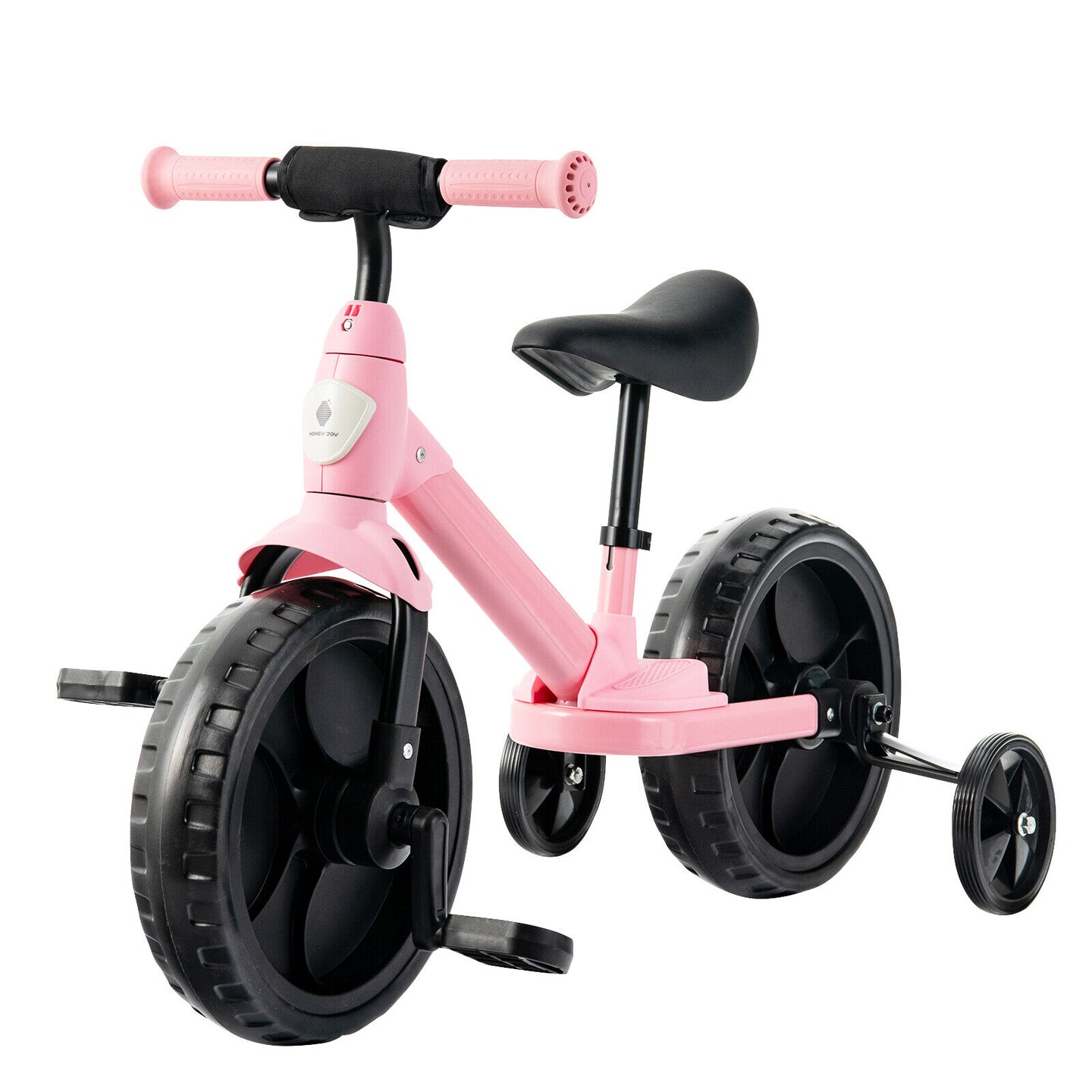 4-in-1 Kids Training Bike Toddler Tricycle with Training Wheels and Pedals