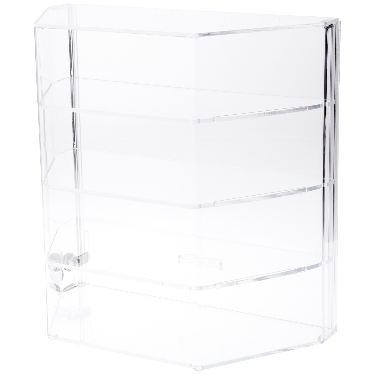 Acrylic Three Angled Shelf Display Cases