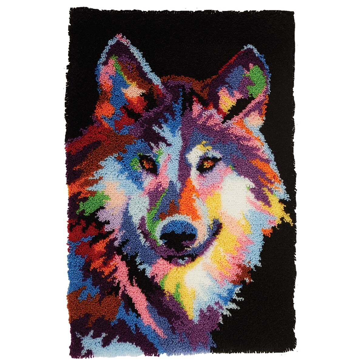 Herrschners  Abstract Wolf Latch Hook Kit