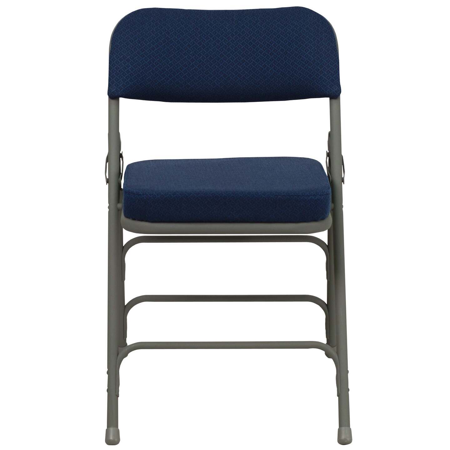 Emma and Oliver 2 Pack Home &#x26; Office Portable Party Events Fabric Padded Metal Folding Chair