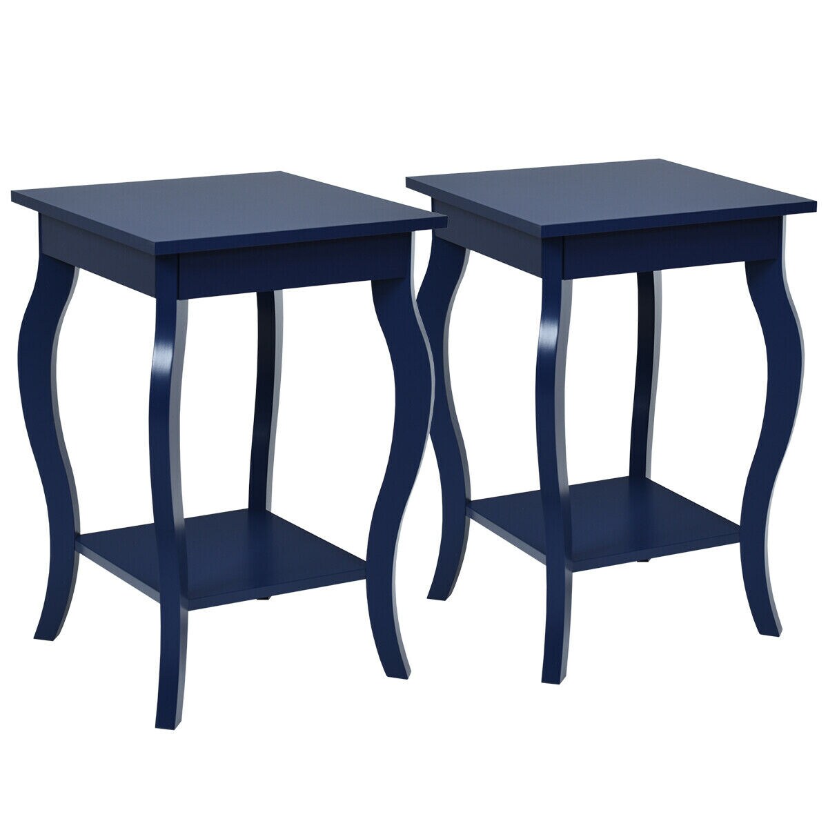 Set of 2 Accent Side Tables with Shelf Michaels