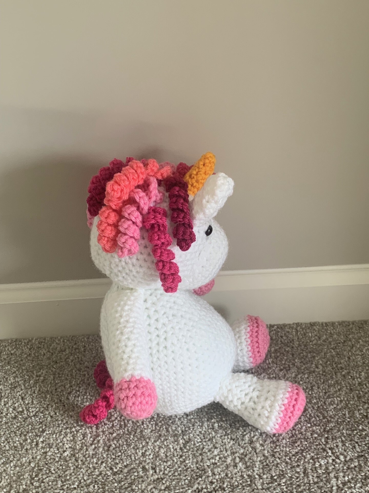 Unicorn plush amigurumi Crochet pattern by Creations by Jamie M