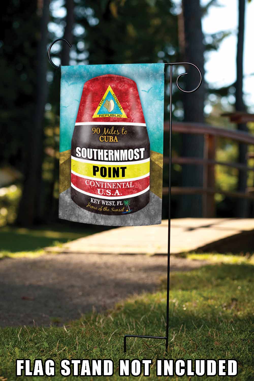 Southernmost Point Buoy Decorative Key West Flag