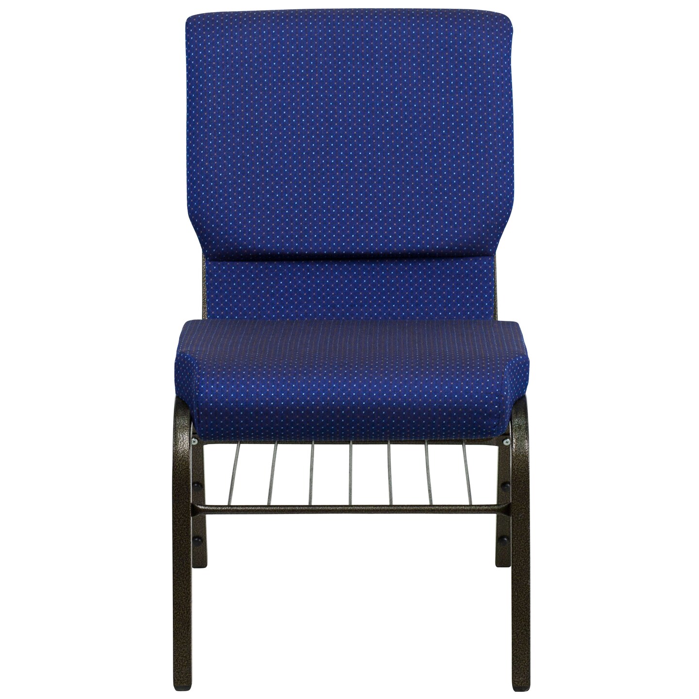 Emma and Oliver Auditorium Chair - 19&#x22; Seat - Book Rack