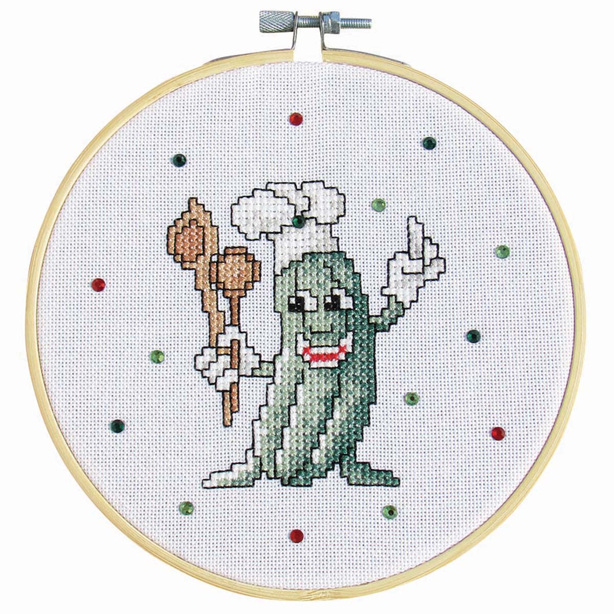 Craftways  Cucumber Hoop Counted Cross-Stitch Kit