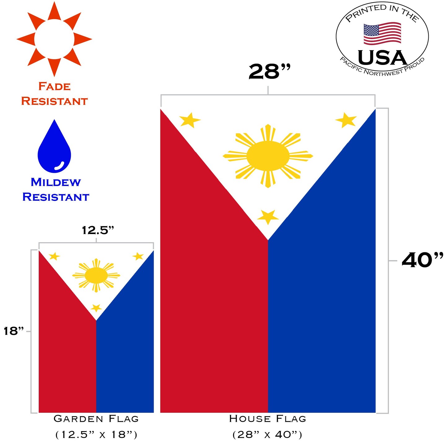 Flag of the Philippines Decorative  Flag
