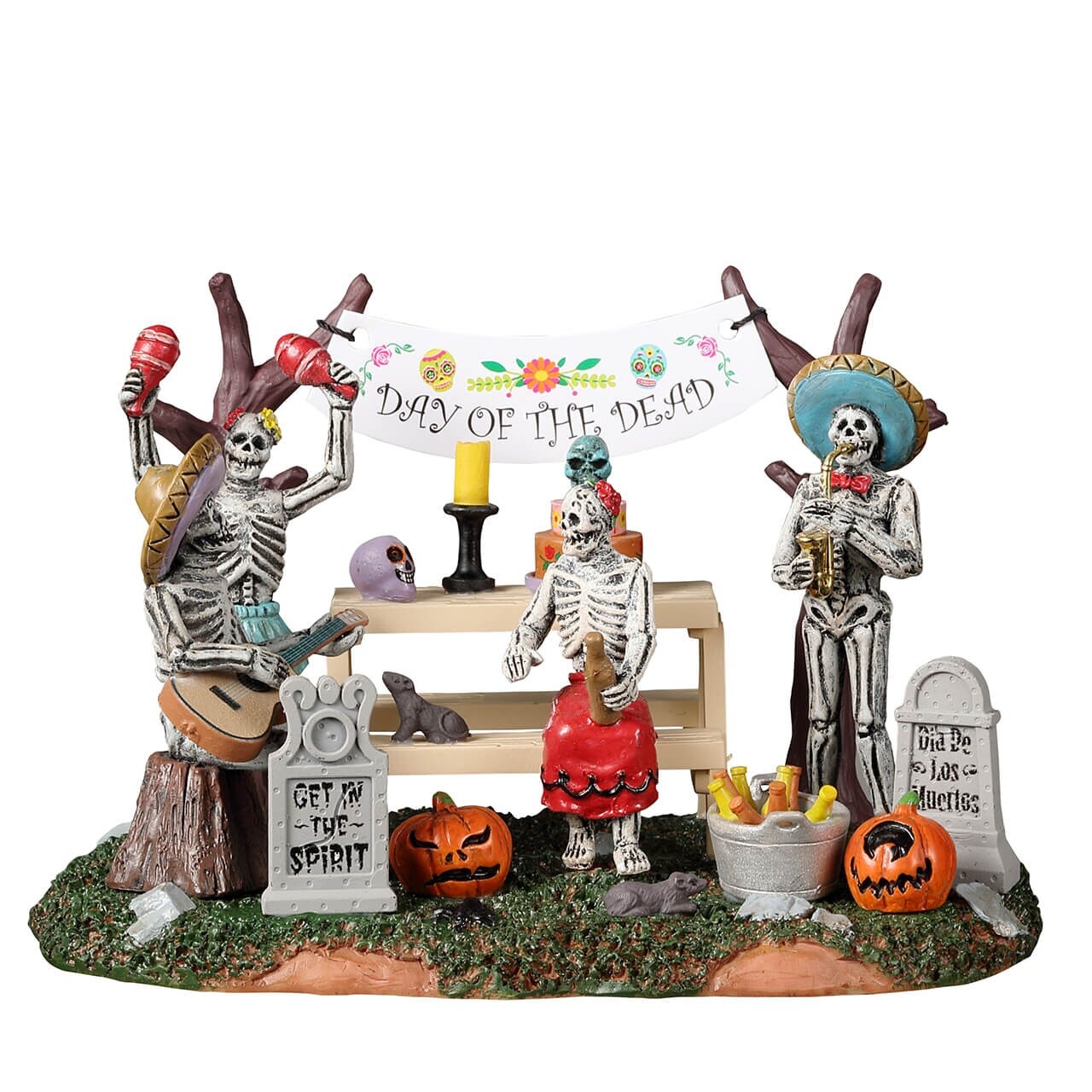 Lemax® Spooky Town™ Halloween Village Accessory: Day Of The Dead Party