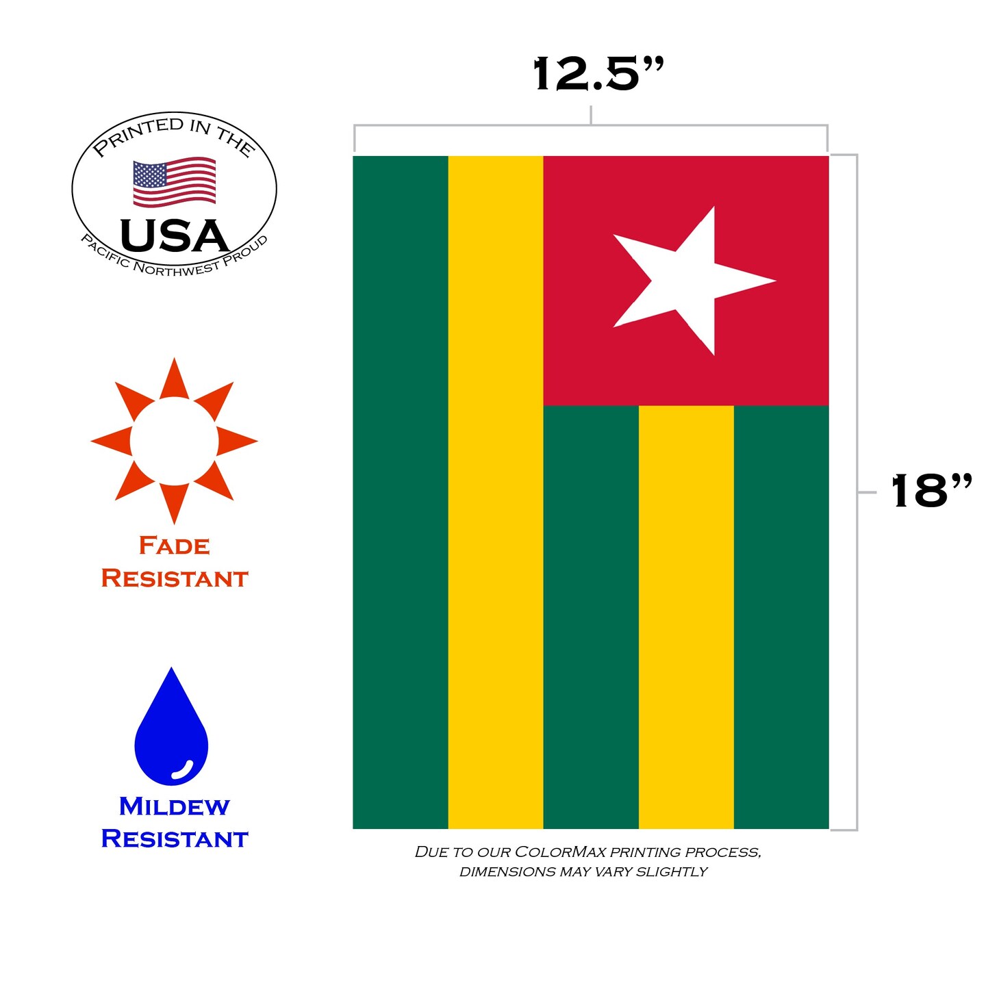 Flag of Togo Decorative  Flag