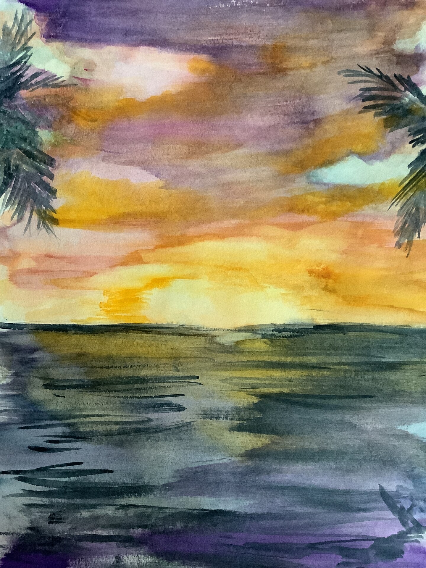 How-To name is DOZART watercolor exercise