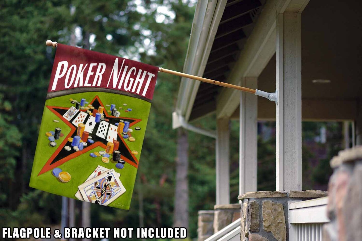 Poker Night Decorative Poker Flag