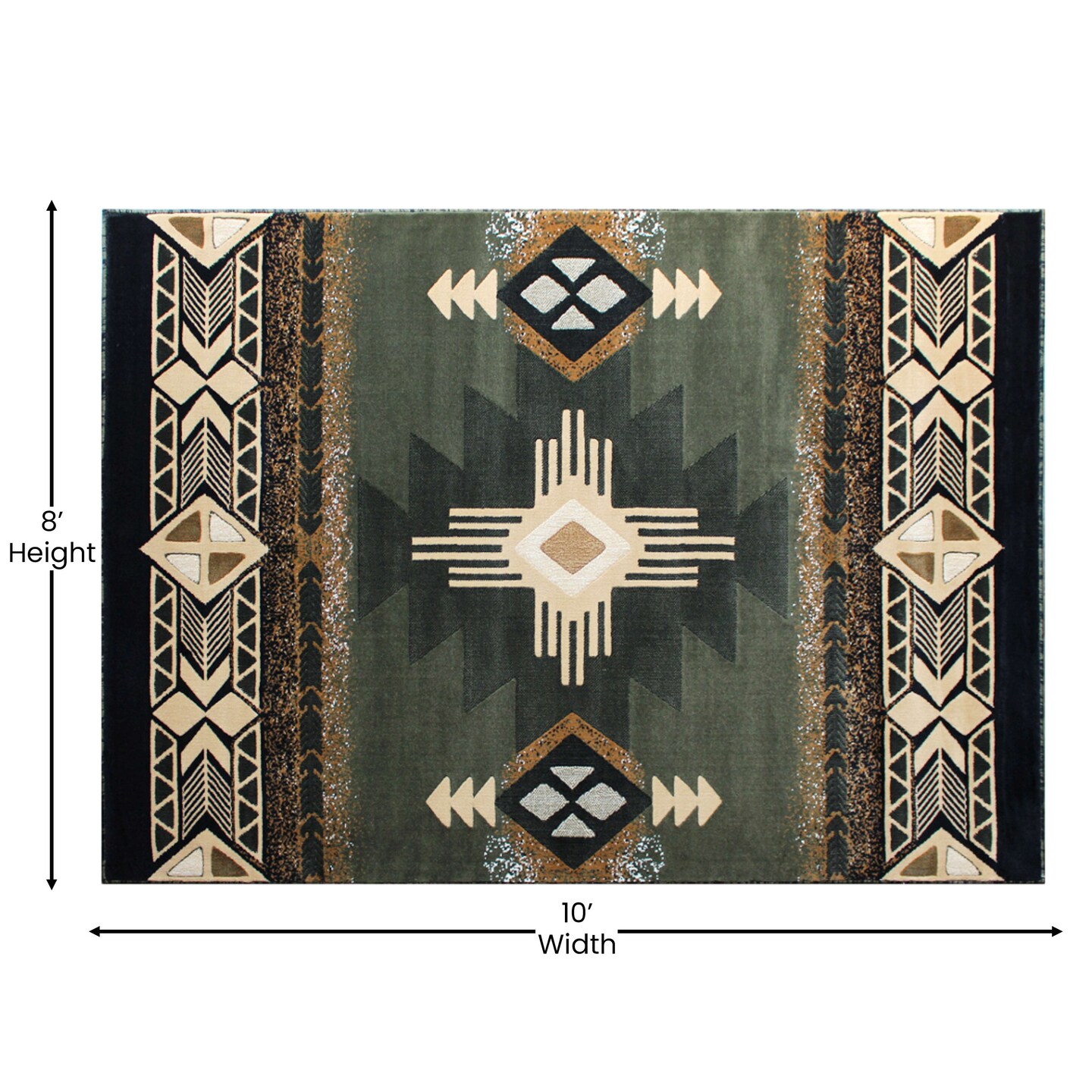 Masada Rugs Southwest Native American Area Rug - Design C318