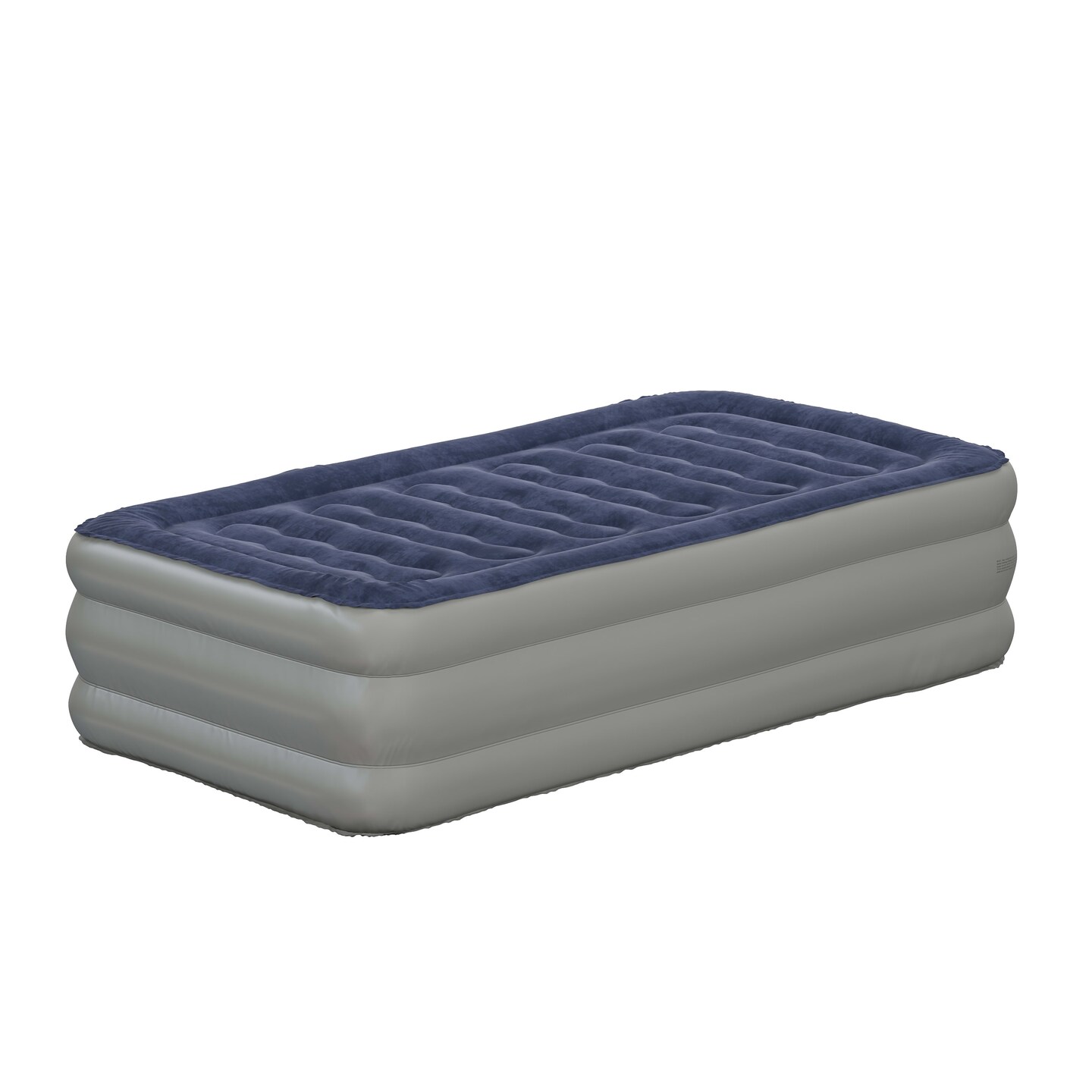 Emma and Oliver 18 Inch Raised Inflatable Air Mattress With Internal Electric Pump