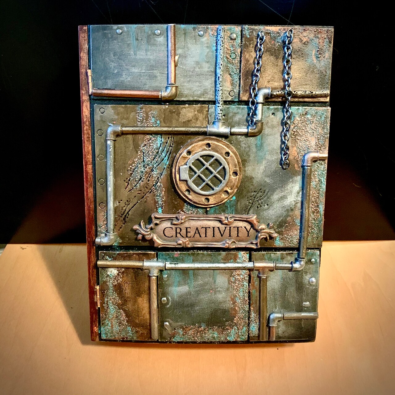 Steampunk Book Jewelry Box