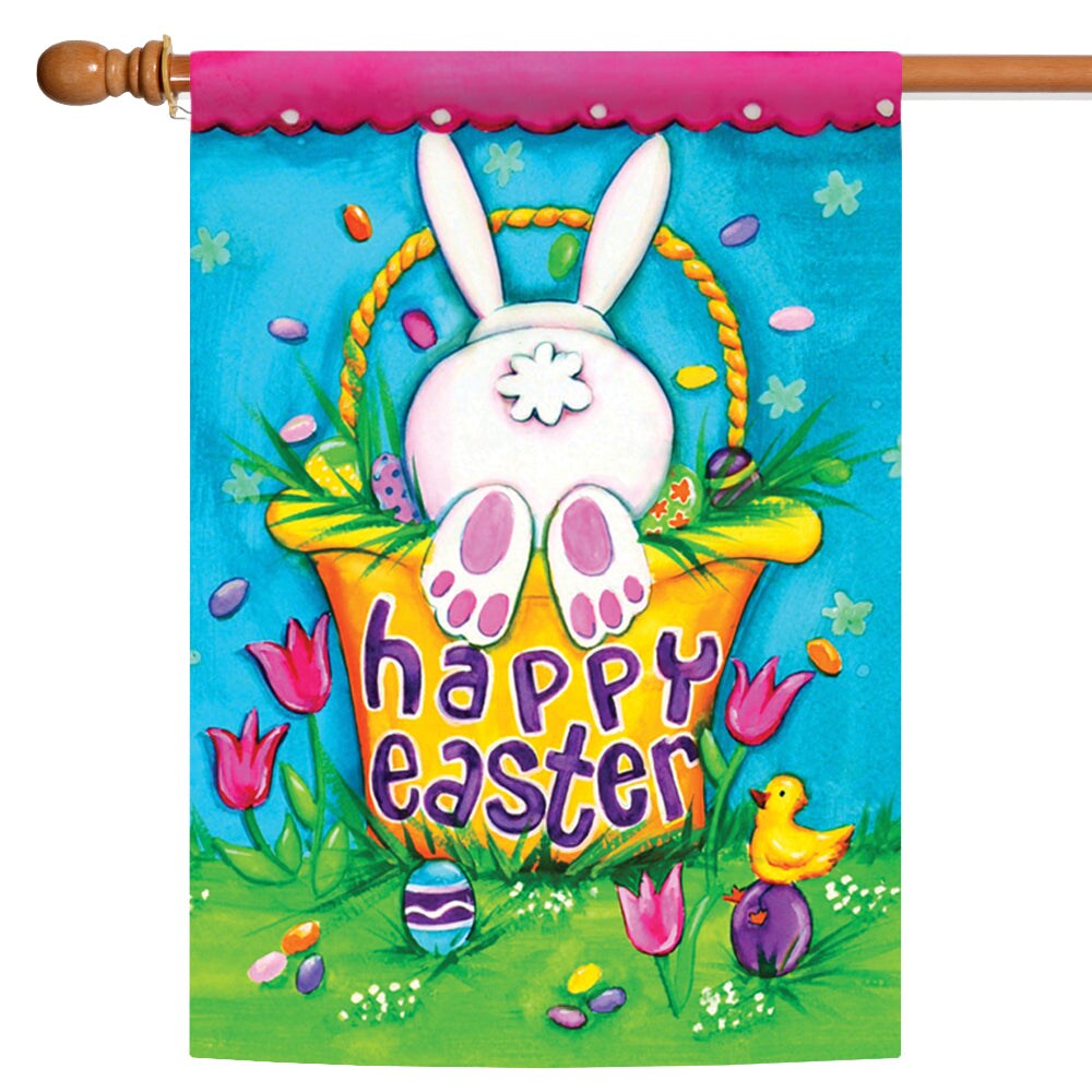 Bunny Tail Decorative Easter Flag Michaels bunny-tail-decorative-easter-flag-michaels