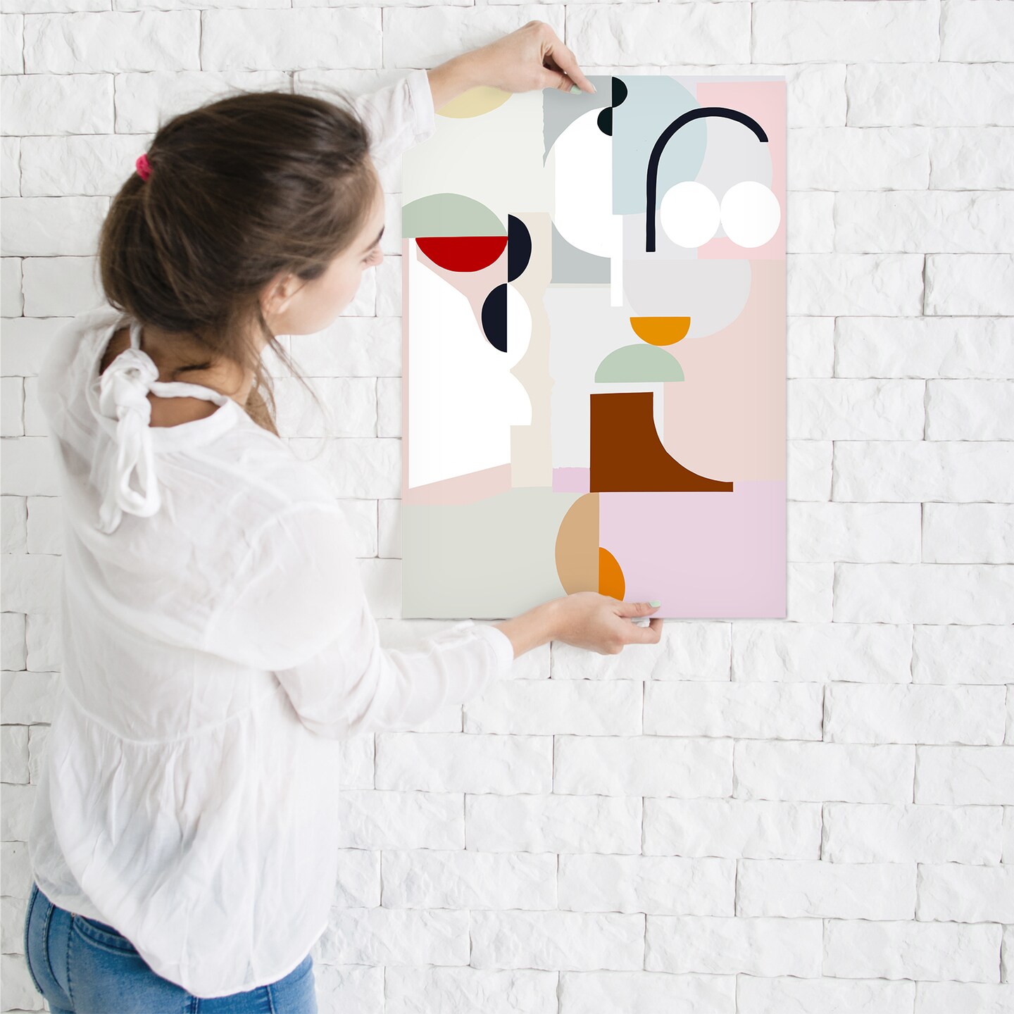 Poster Art Print - Above And Below Water by Louise Robinson  - Americanflat