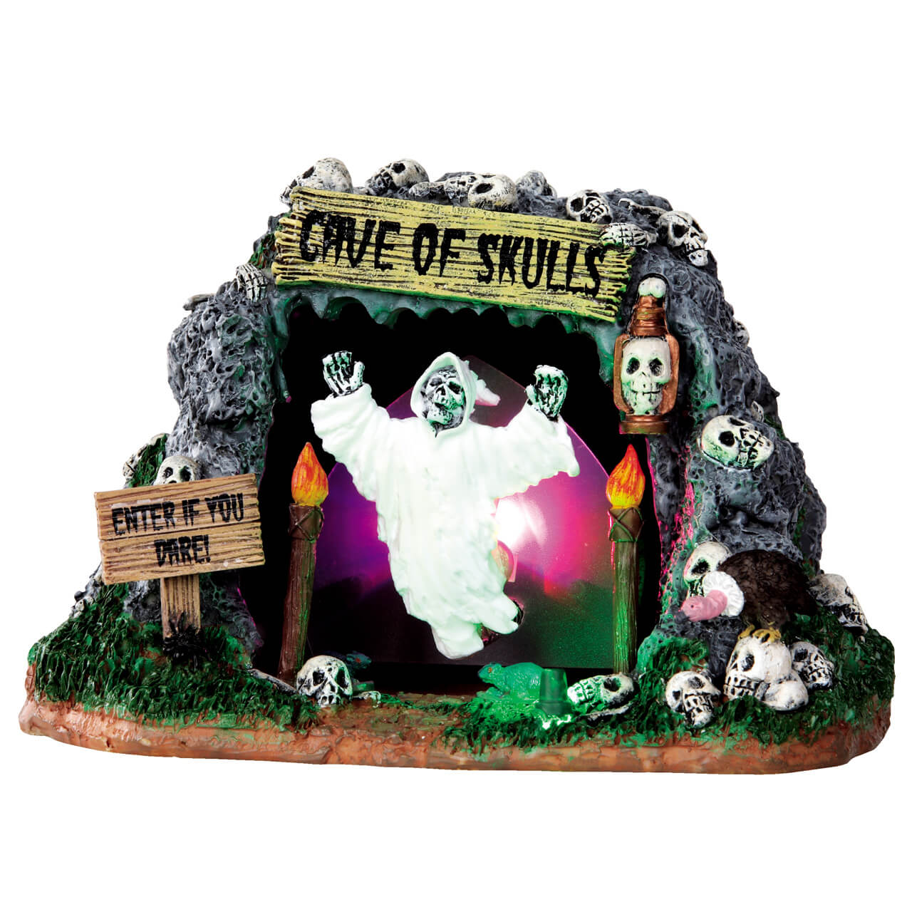 Lemax&#xAE; Spooky Town&#x2122; Halloween Village Accessory: Cave Of Skulls