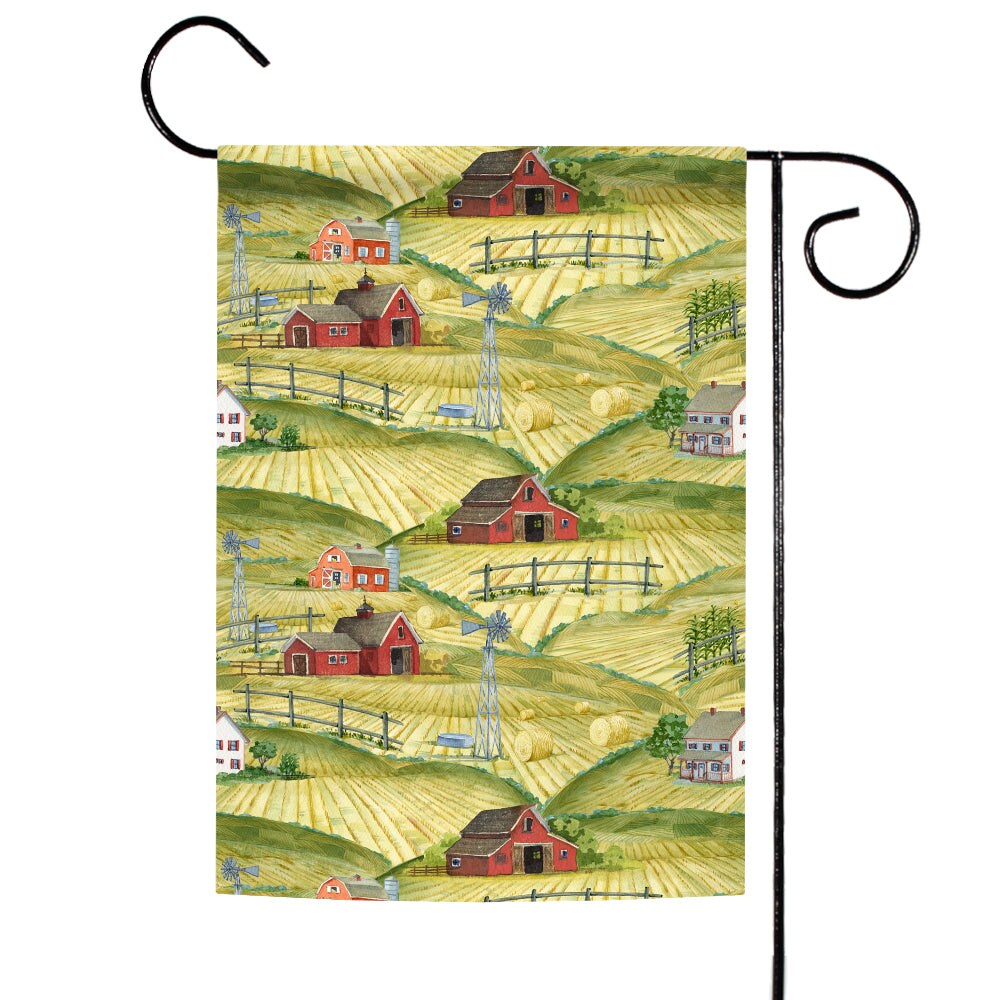 Heartland Collage Decorative Farm Flag