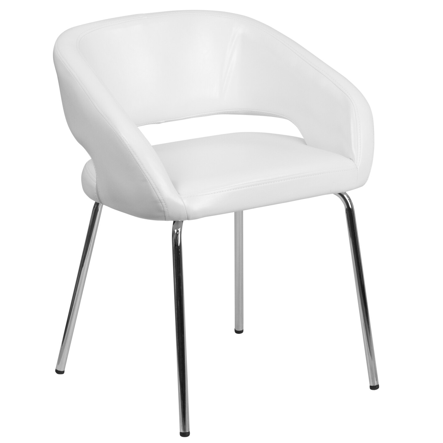 Emma and Oliver Contemporary LeatherSoft Side Reception Chair