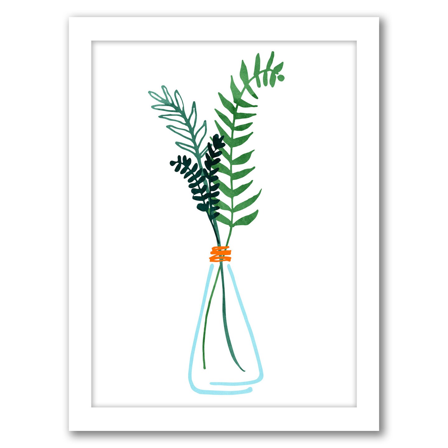 Herbs Watercolor by Modern Tropical Frame  - Americanflat