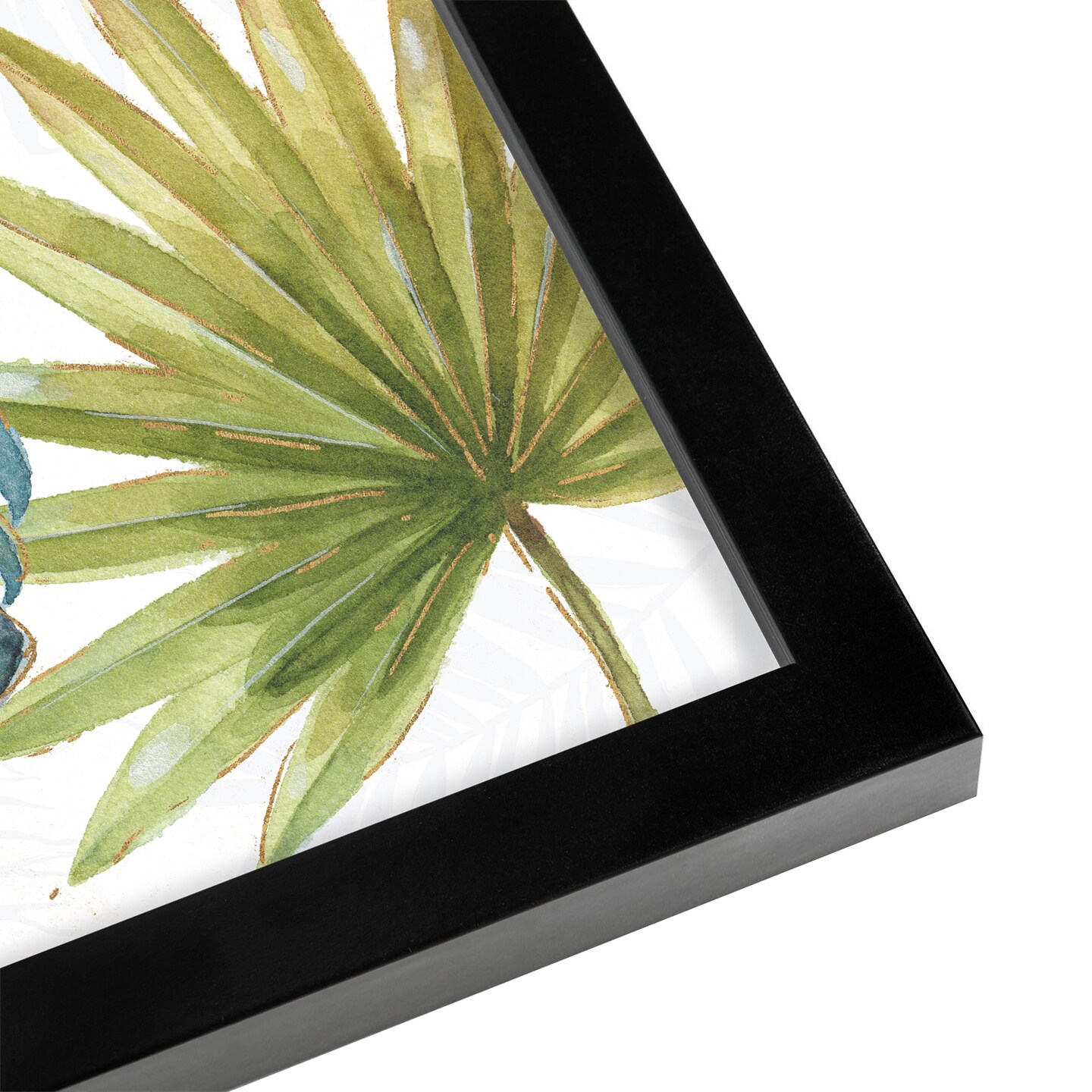 Tropical Blush VIII Wall Art by Lisa Audit Black Framed Print 11x11 - Americanflat