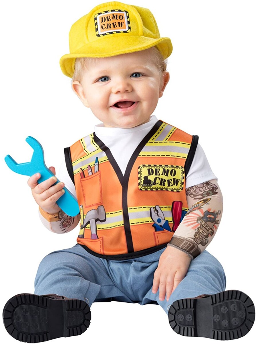 Child&#x27;s Construction Demo Crew Baby Costume