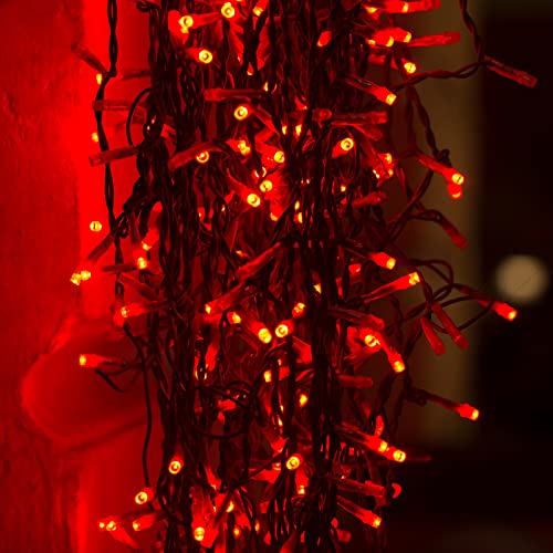Twinkle Star 200 LED 66FT Halloween Fairy String Lights, Halloween Decoration Lights with 8 Lighting Modes, Mini String Lights Plug in for Indoor Outdoor Christmas Garden Wedding Party Decor, Orange