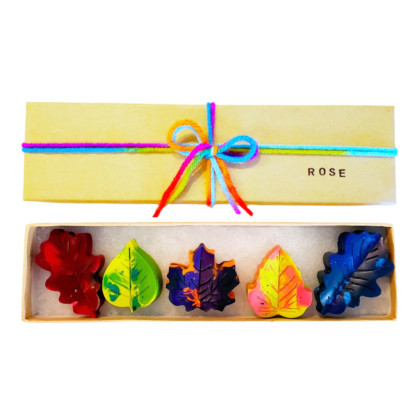 Leaf Crayons Fall Crayons Fall Party Favors Fall Birthday Party Favors  Autumn Party Favors Rainbow Crayons Fall Festival Party Favor