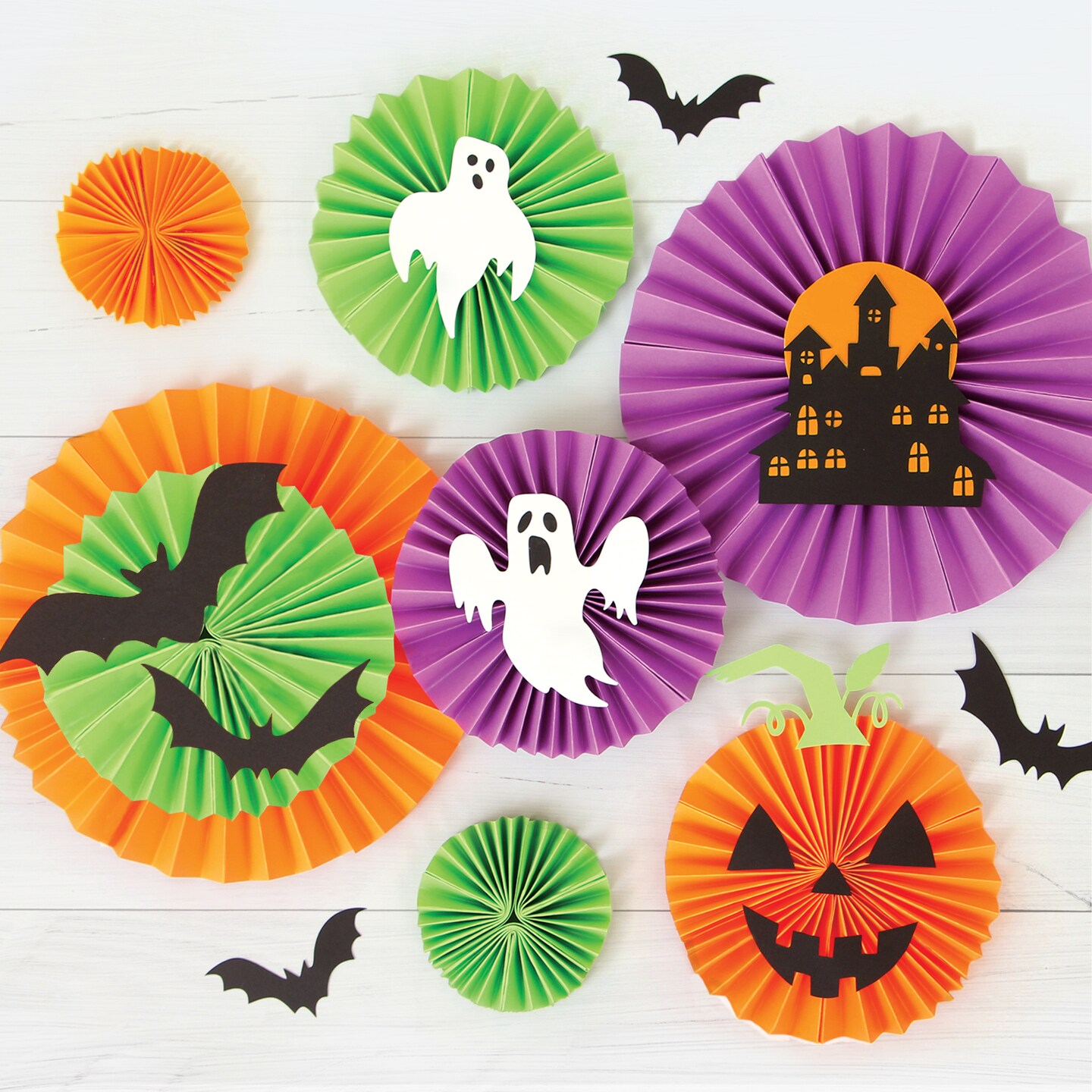 Printworks Halloween Cardstock, Includes Black, Purple, Green, Orange and White Cardstock, 8 &#xBD;&#x201D; x 11&#x201D;, 200 Sheets (00596)
