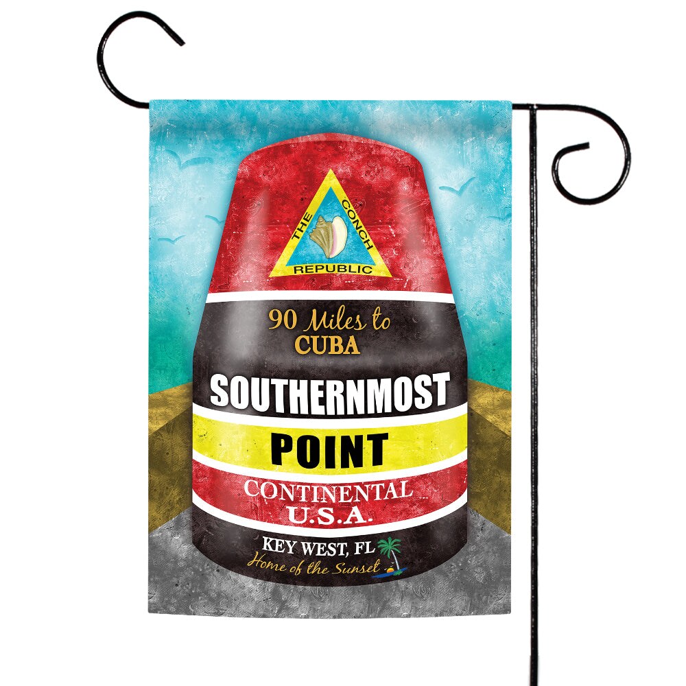 Southernmost Point Buoy Decorative Key West Flag