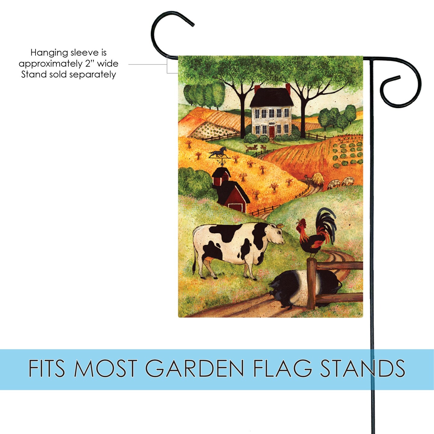 Farm Gathering Decorative Farm Flag