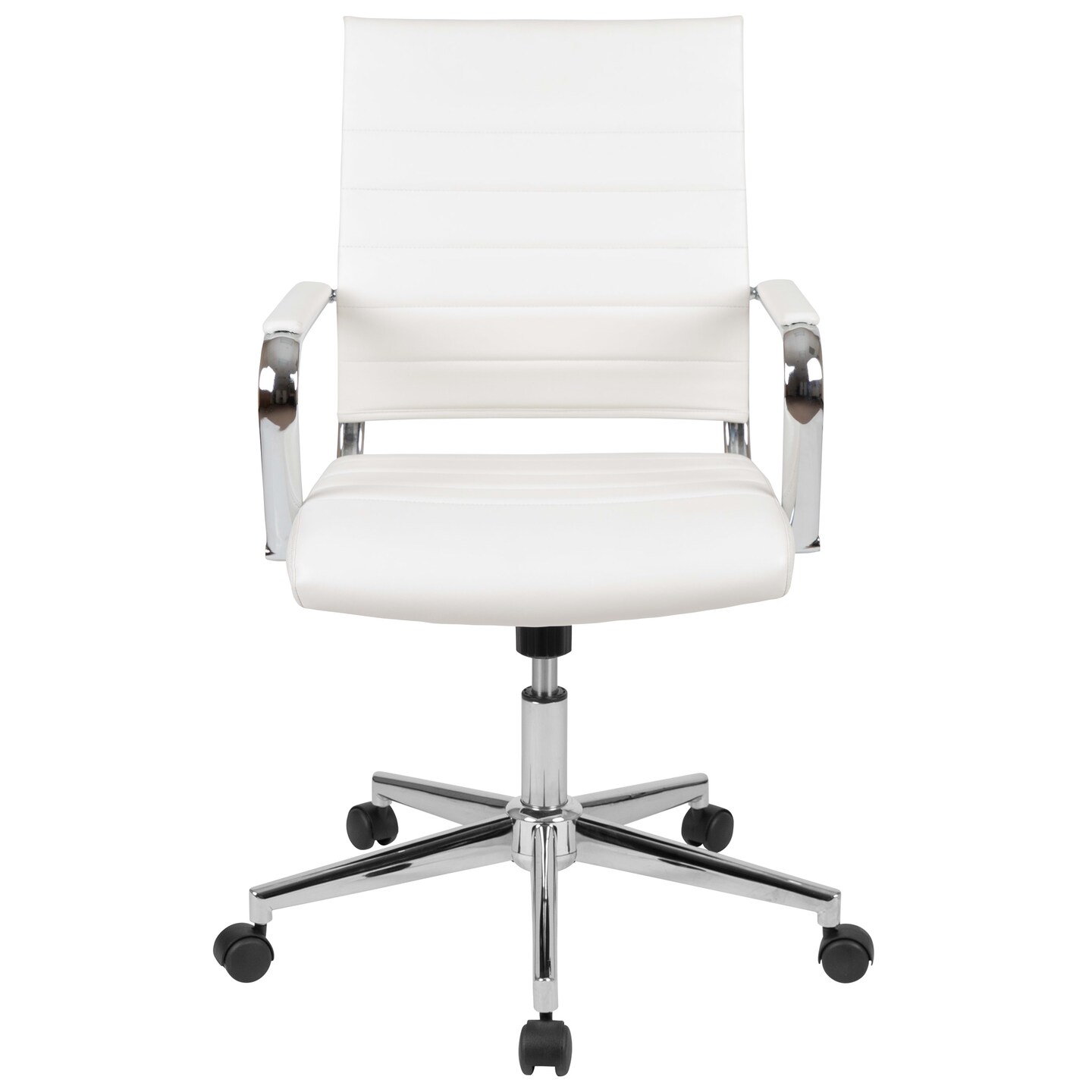 Merrick Lane Stockholm Mid Back Home Office Chair With Pneumatic Seat Height Adjustment And 360&#xB0; Swivel