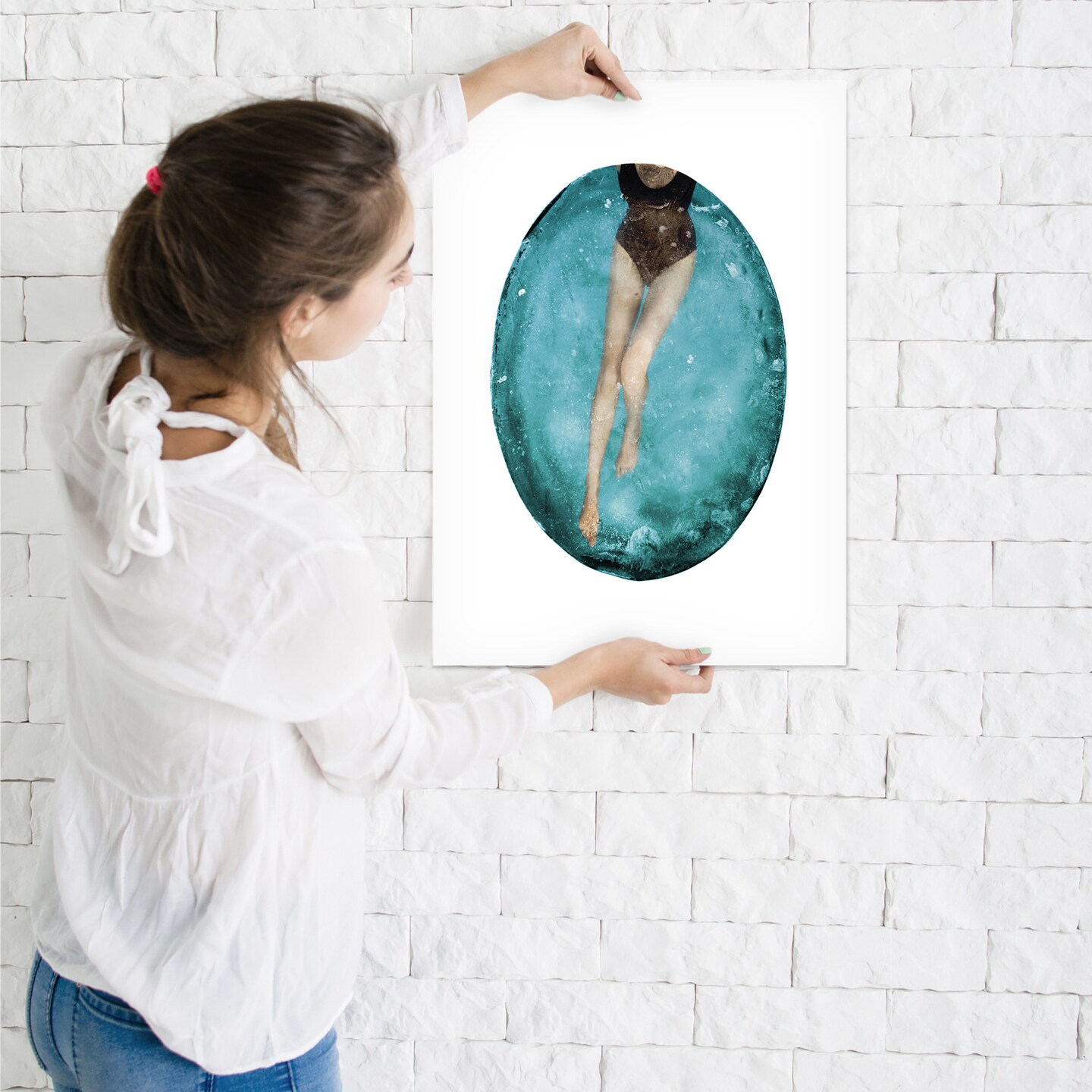 Pool by Chaos &#x26; Wonder Design  Poster Art Print - Americanflat