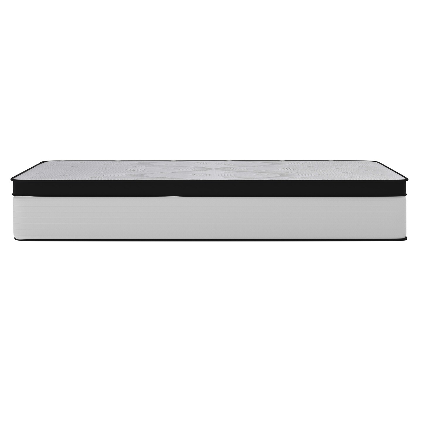 Merrick Lane Hulen 12 Inch Extra Firm Hybrid Pocket Spring &#x26; CertiPUR-US Certified Foam Mattress in a Box